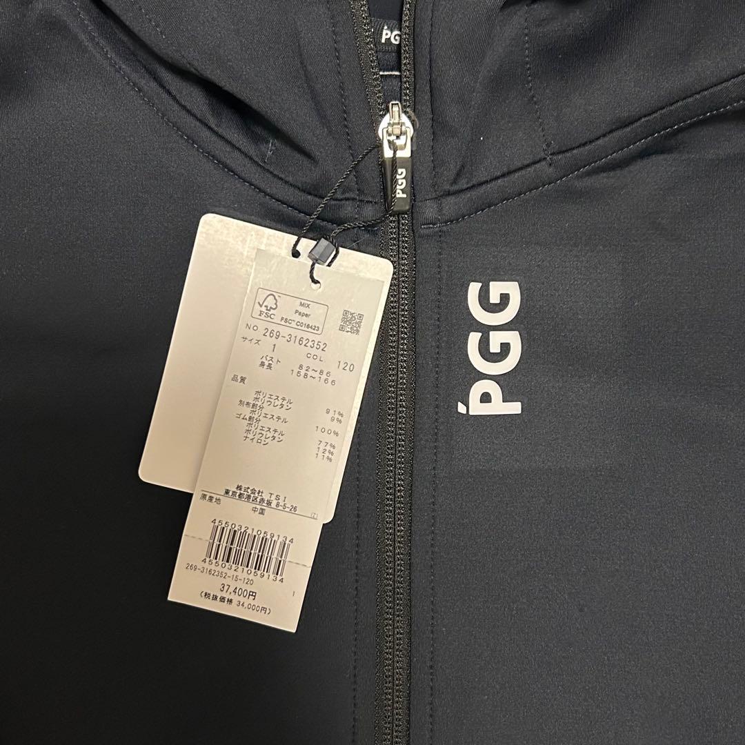 【タグ付き】PGG ゴルフ　ネイビー M　セットアップ パーリーゲイツ
