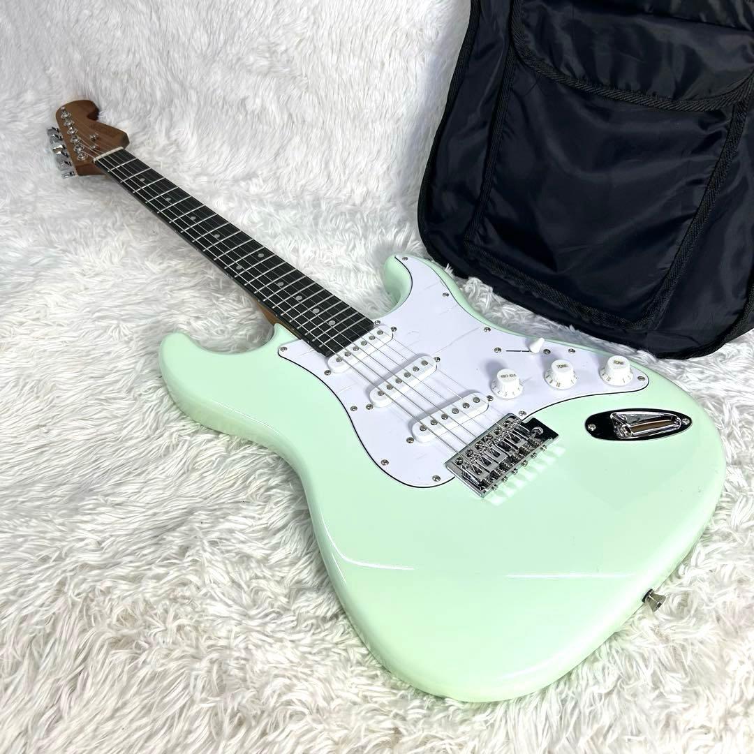 【美品】Busker's 島村 BST-Standard ストラト RSM