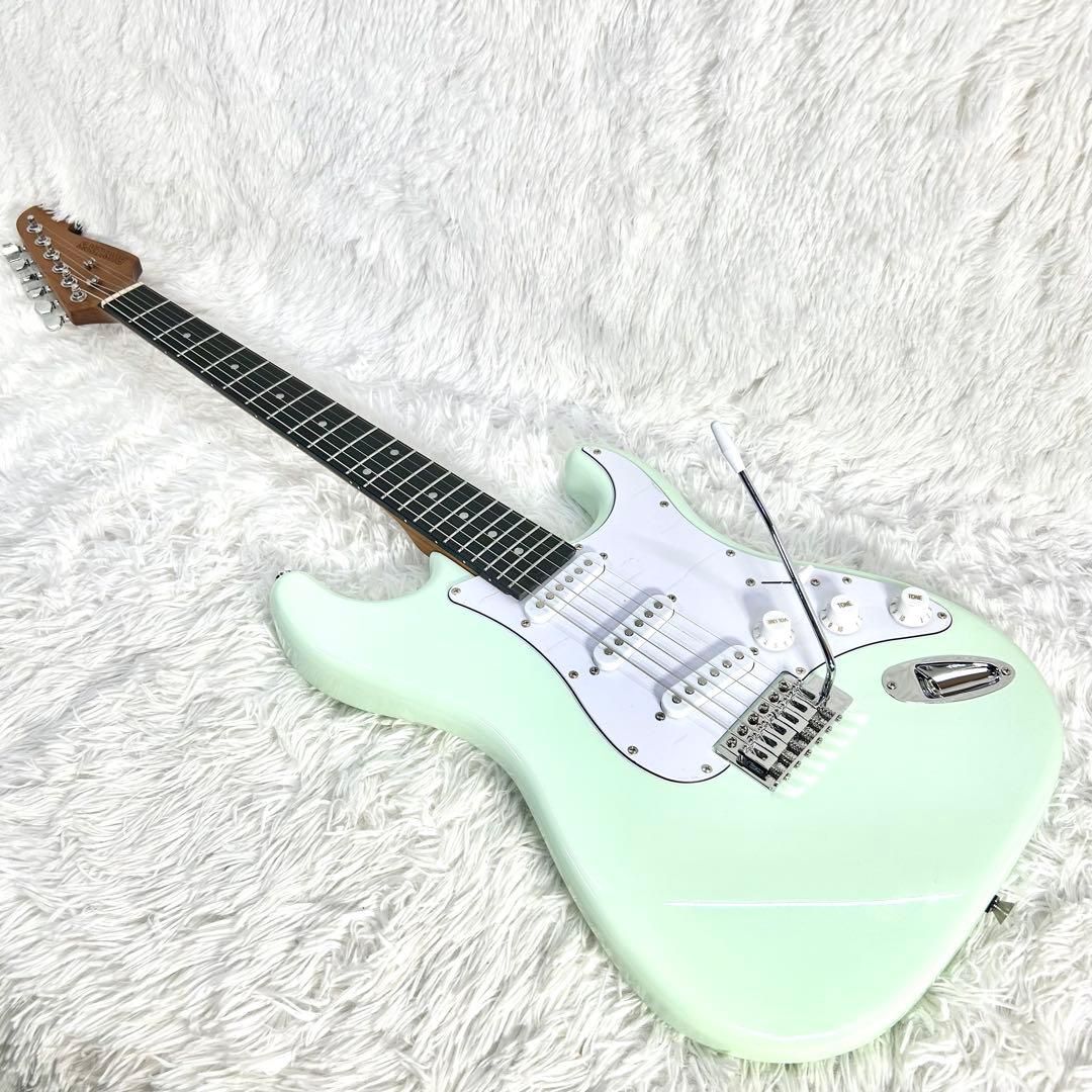 【美品】Busker's 島村 BST-Standard ストラト RSM
