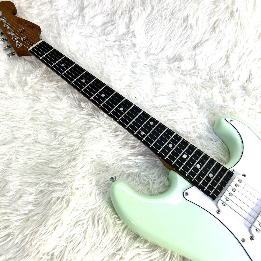 【美品】Busker's 島村 BST-Standard ストラト RSM