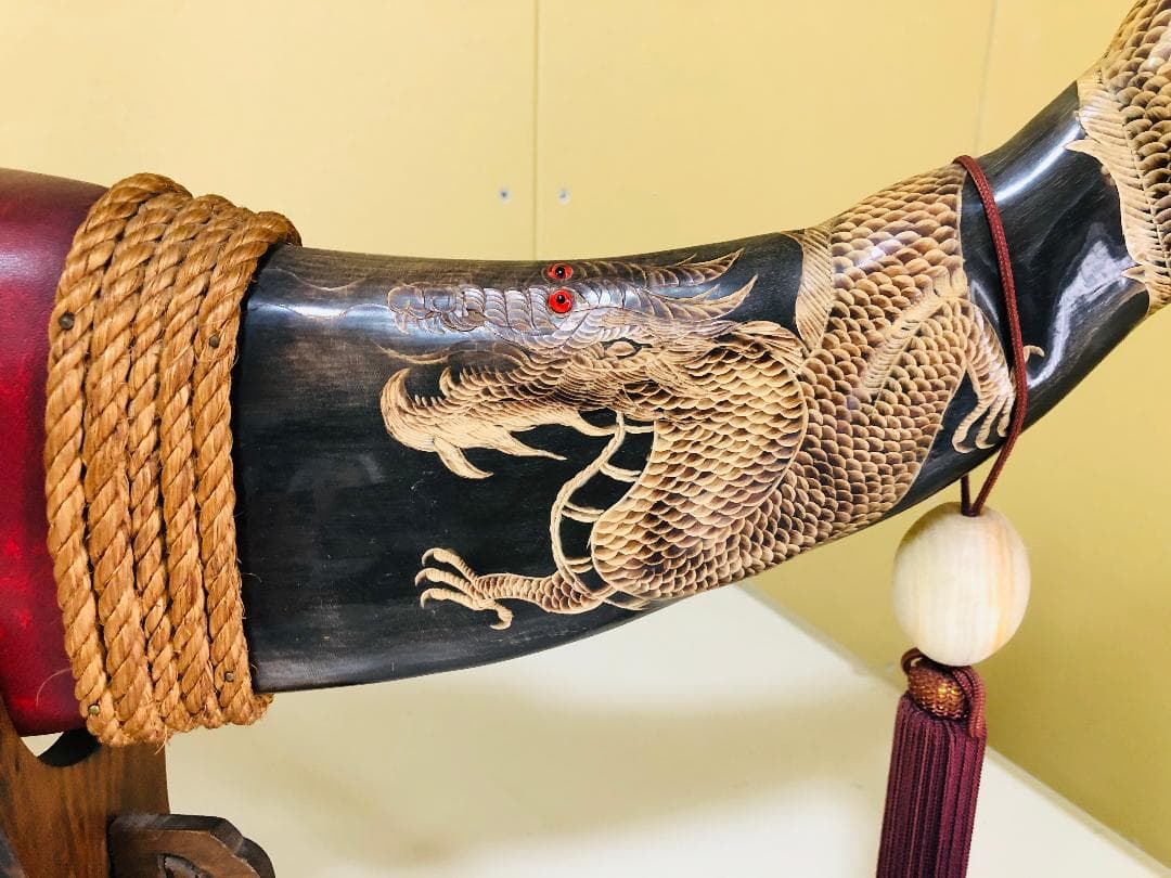 ★骨董品　水牛角★