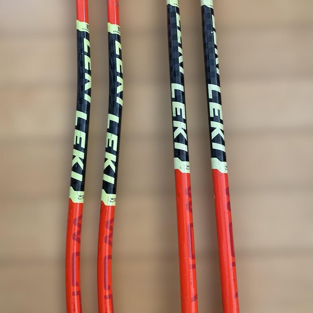 レキ　95cm 100cm ストック　アルペン 競技スキー　ポール　LEKI