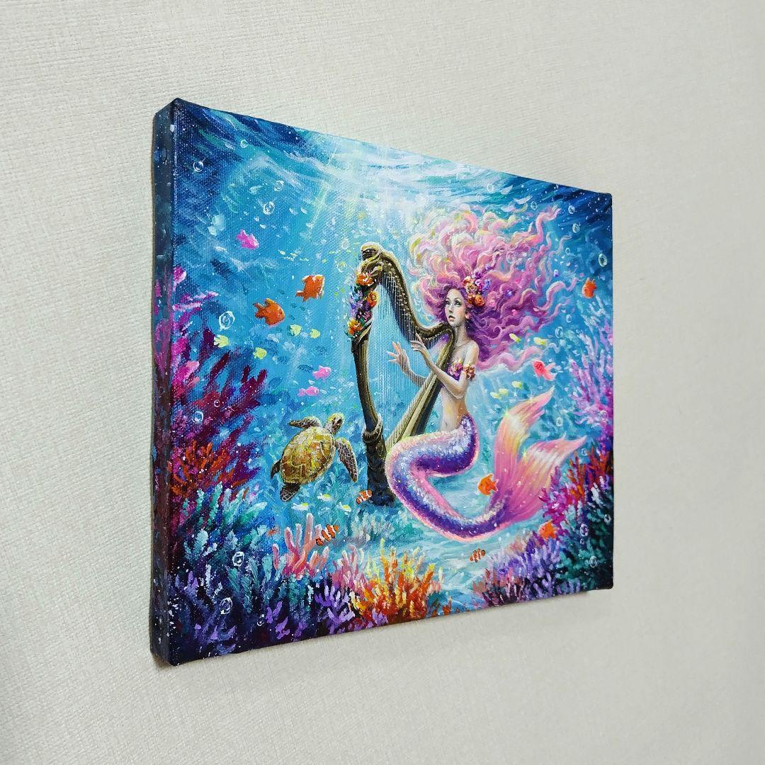 チ*ケ様 【美しい音色】アクリル画 F3 風景画 絵画