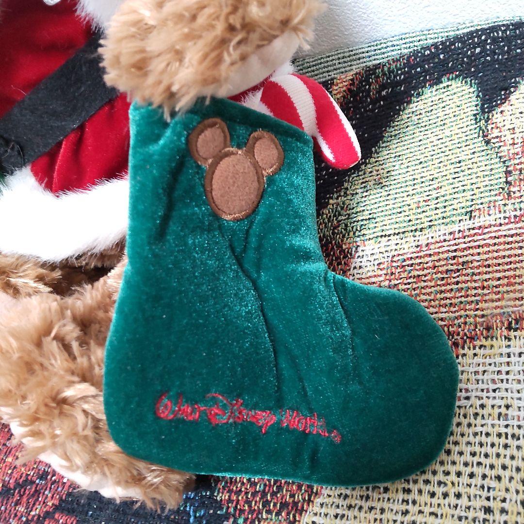 ディズニーベア　サンタ　ダッフィー　WDW　クリスマス　 ぬいぐるみ　プレゼント