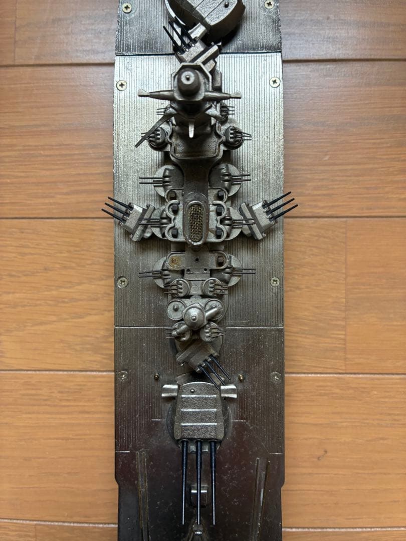 【希少ジャンク】戦艦大和 金属模型 約47cm 現状品 本体のみ