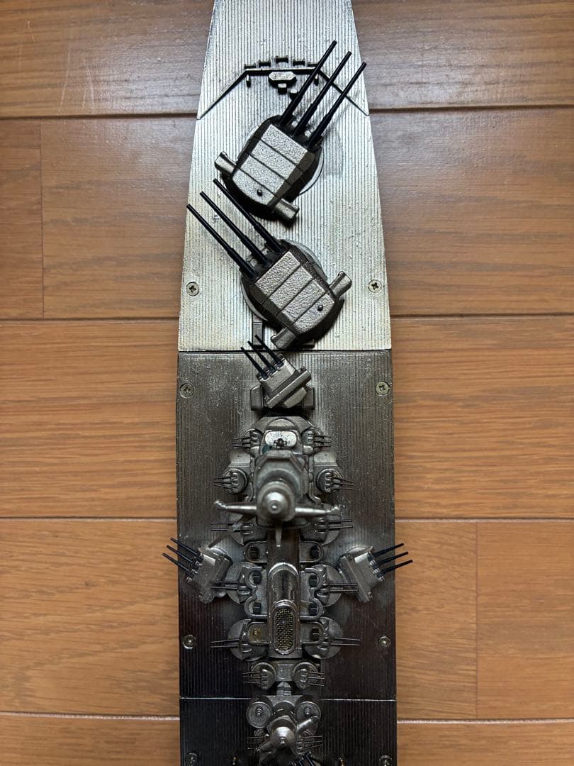 【希少ジャンク】戦艦大和 金属模型 約47cm 現状品 本体のみ