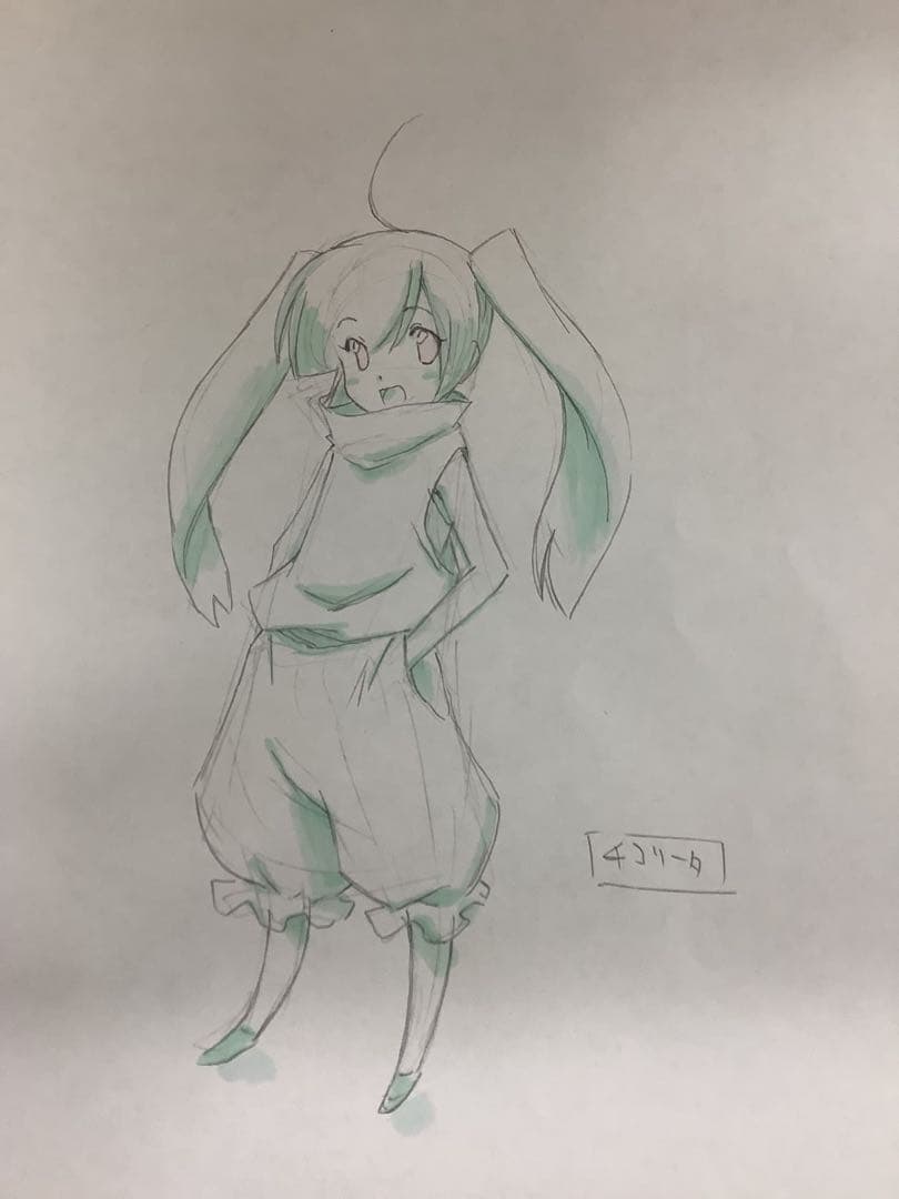 【超貴重】ポケモン イーブイアニメ企画時点のラフ画 原画3枚