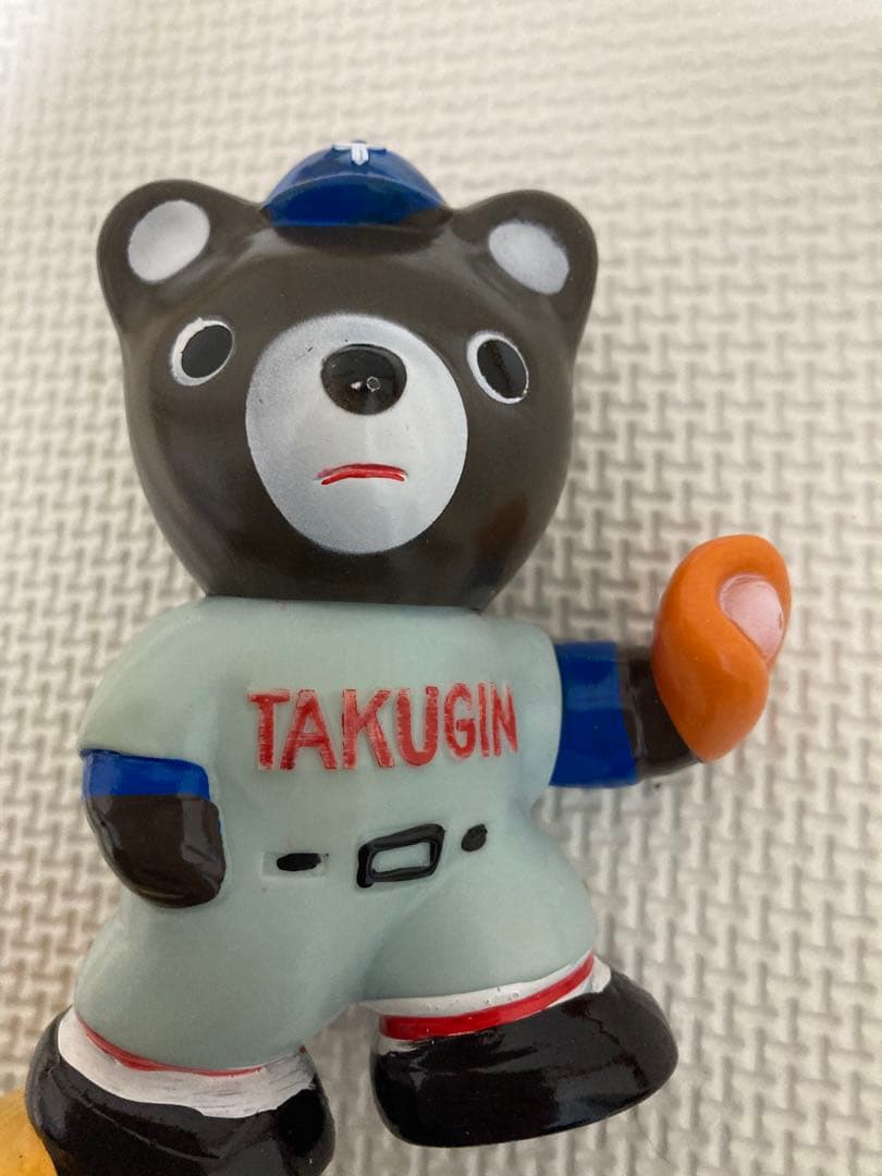 たくぎん　タクちゃん貯金箱　昭和レトロ4体セット