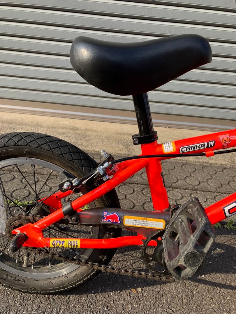 Badass company 　CRANKER 幼児用自転車 赤14インチ