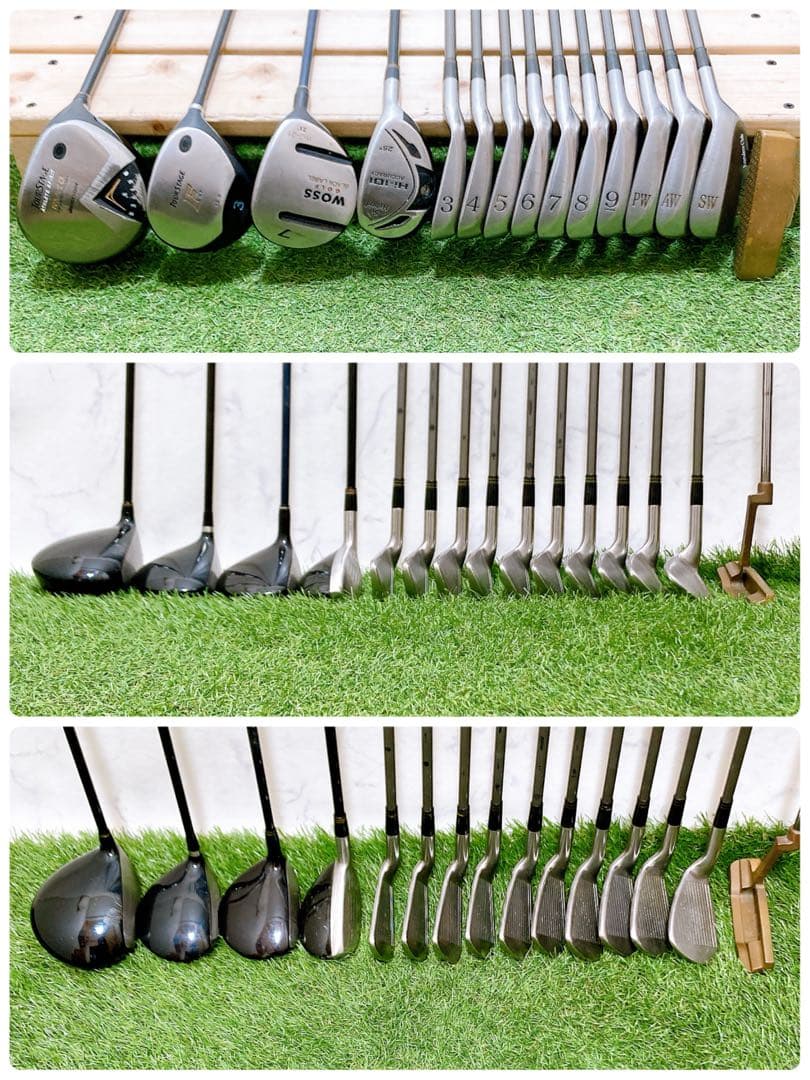 N 13 ツアーステージ　初心者オススメ ゴルフクラブメンズセット　15本右利き