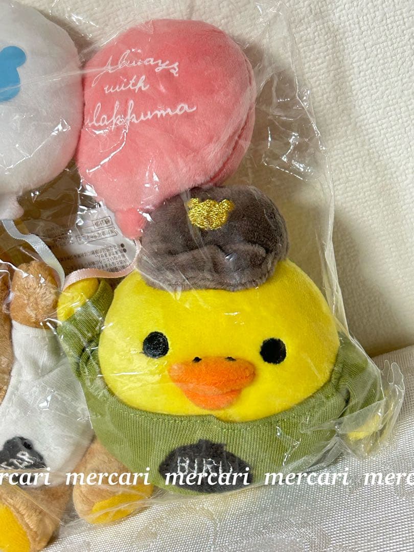 リラックマ キイロイトリ　なかよしぬいぐるみ　風船　ふうせん　バルーン