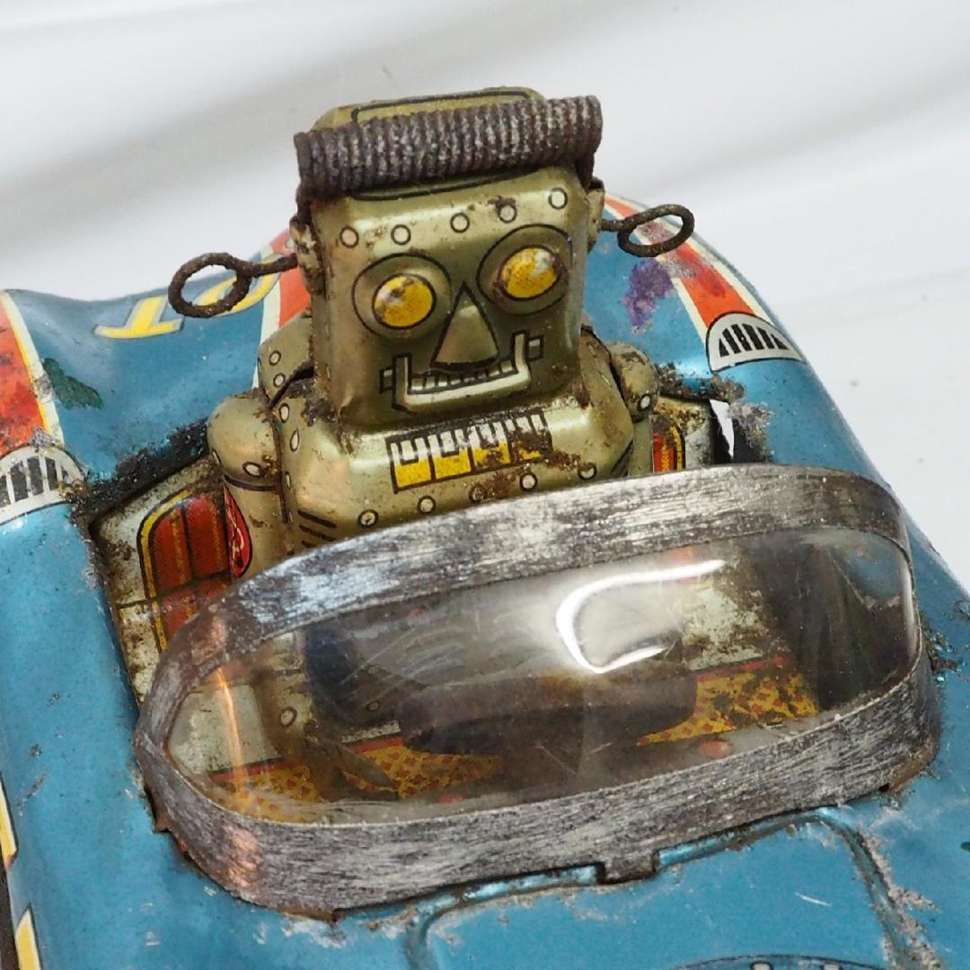旭玩具ロボット スペース パトロール メルセデス ベンツ tin toy car