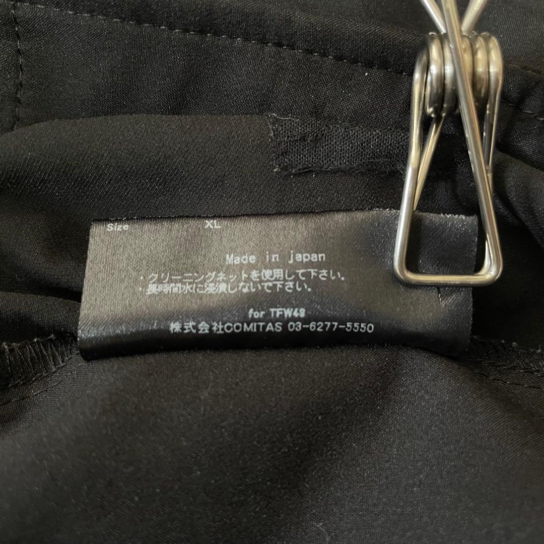 6450 TFW49　ストレッチパンツ　ロングパンツ　撥水性　ブラック