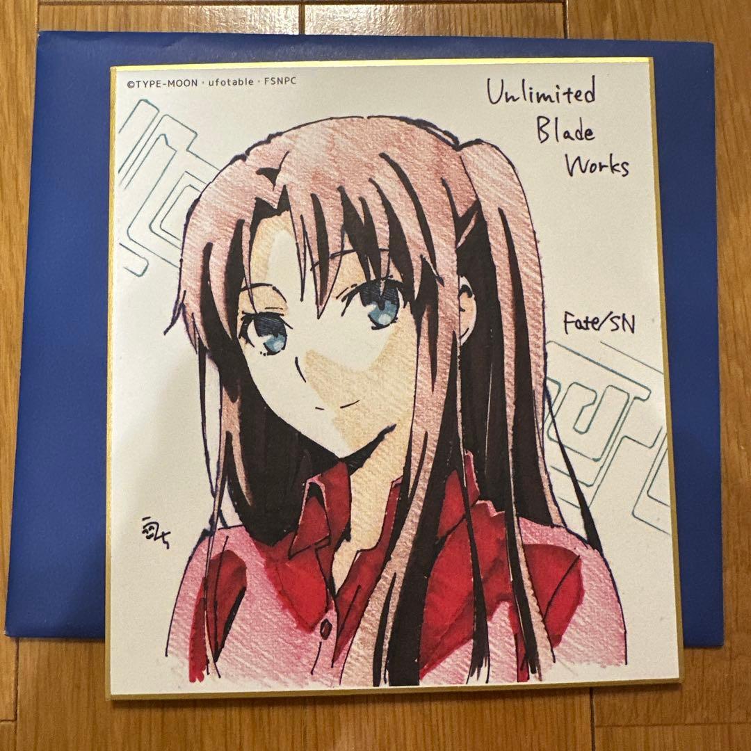 Fate/stay night UBW 複製ミニ色紙 遠坂凛 3種セット