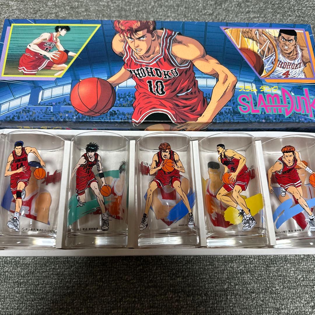 SLAM DUNK キャラクターグラス 5個セット