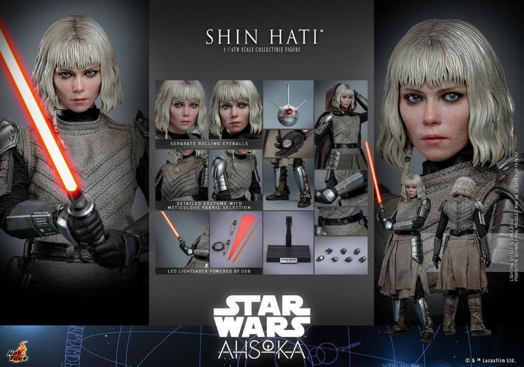 ホットトイズ 1/6 スター・ウォーズ：アソーカ シン・ハティ TMS124