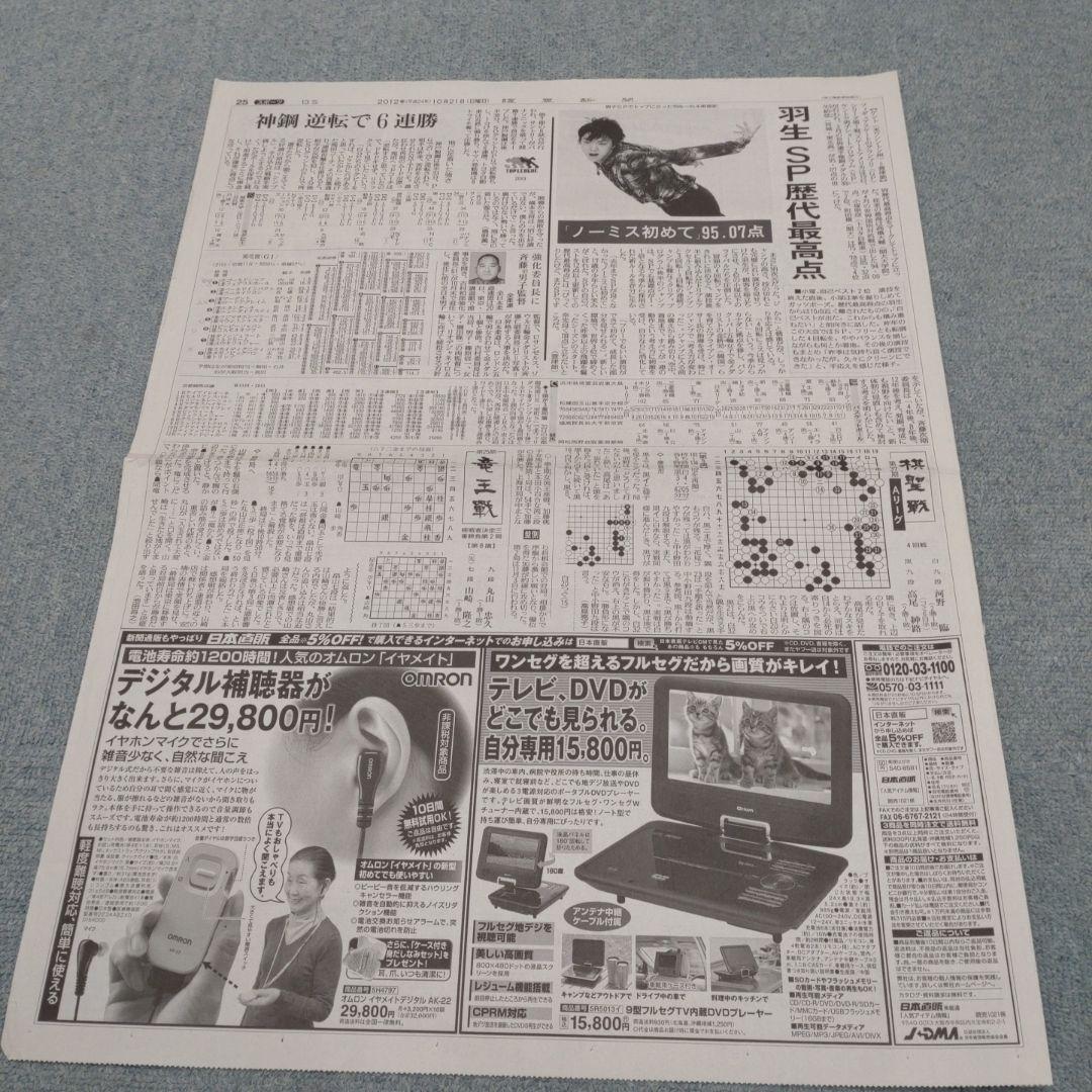 ✡　①　羽生結弦新聞 2012年