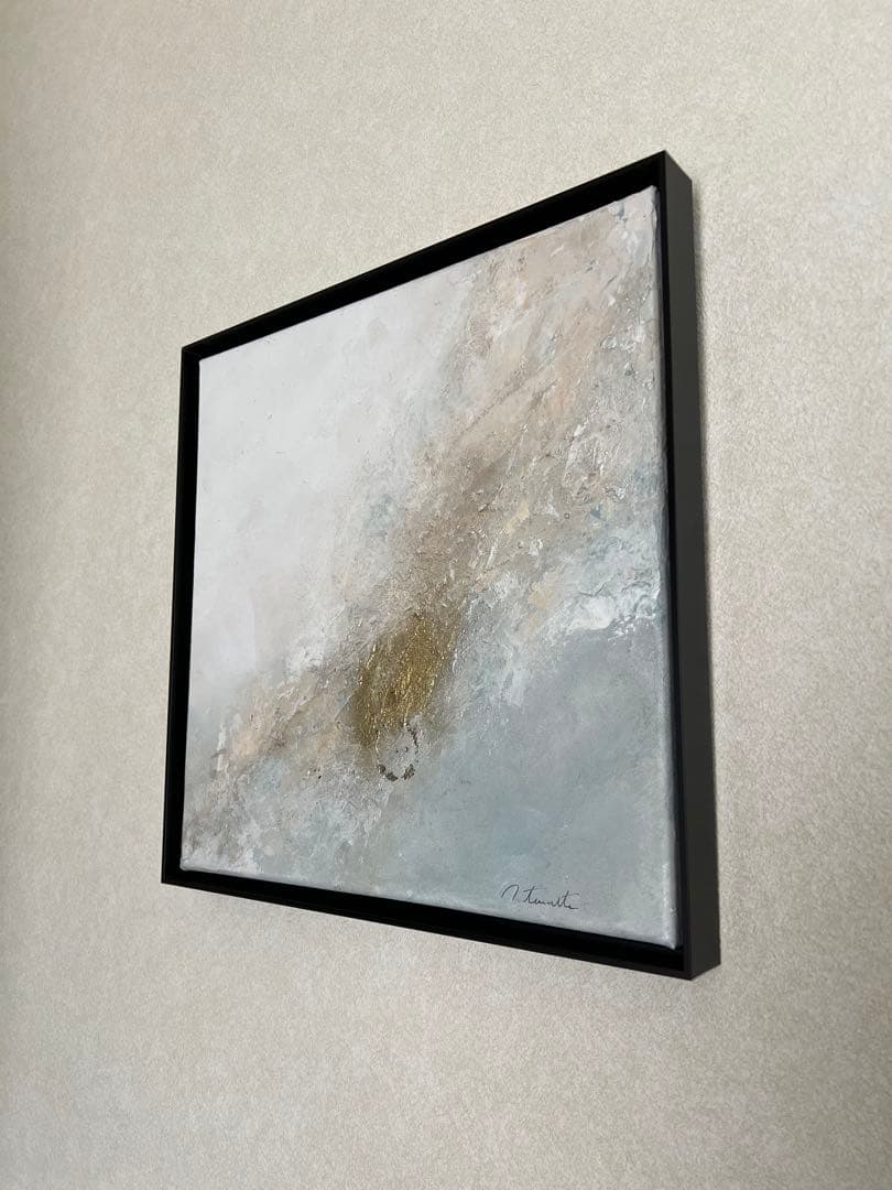 原画/額装済み/和風/禅/絵画/アート/抽象画/モダン/ホテル/ピンク/ゴールド