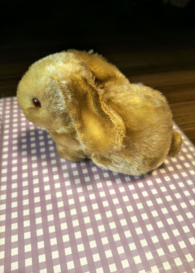 ヴィンテージ　うさぎ　ぬいぐるみ　赤目