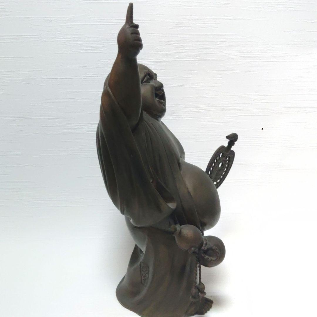 布袋様　大型　照雲　仏像　真鍮製　置物　ミ1034