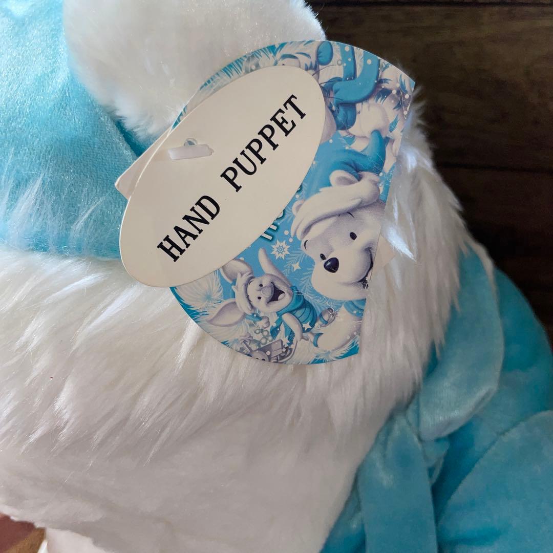 【美品】Pooh hand puppet プーさん　ハンドパペット　ぬいぐるみ