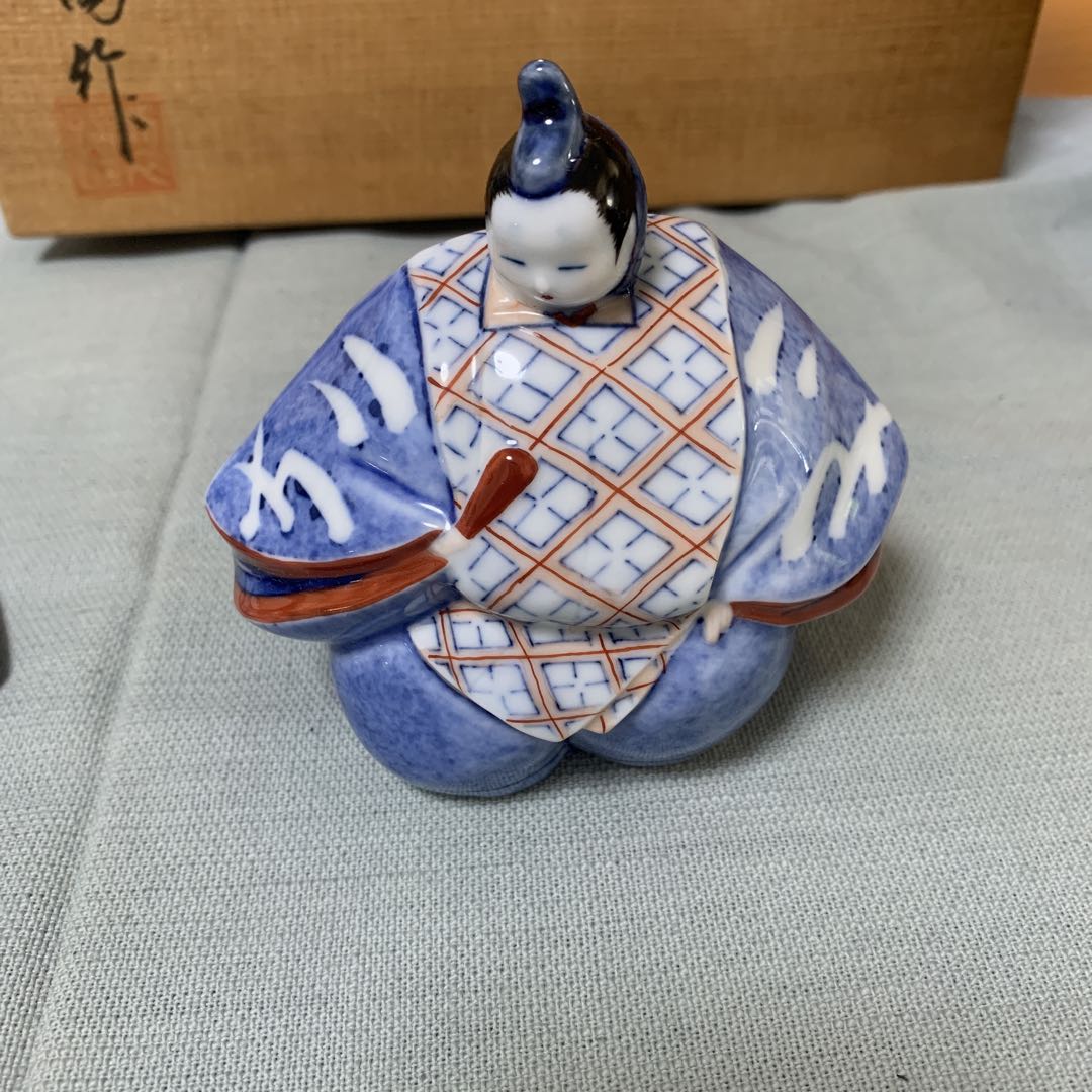 畑萬作　雛人形　置物