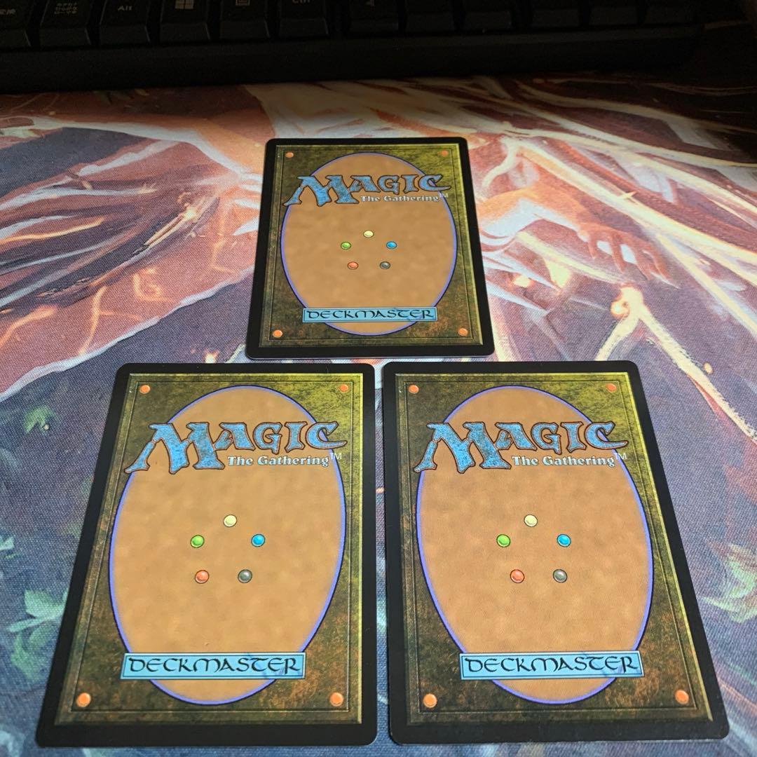 mtg アナグマモグラの仔　foil　3枚