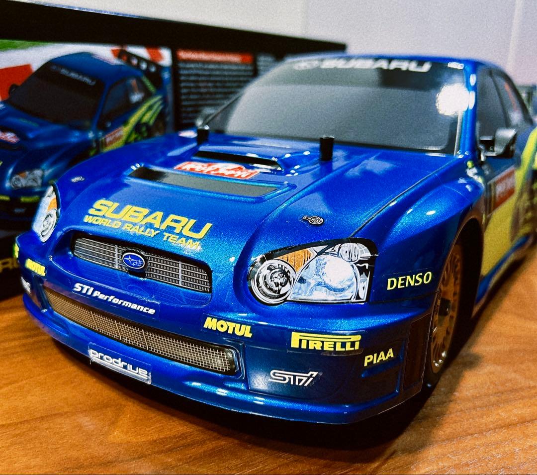 電飾付き 1/10RC スバル インプレッサ WRC 2004 ラリー・ジャパン