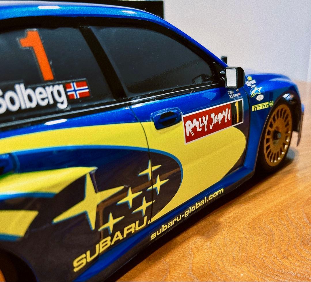電飾付き 1/10RC スバル インプレッサ WRC 2004 ラリー・ジャパン