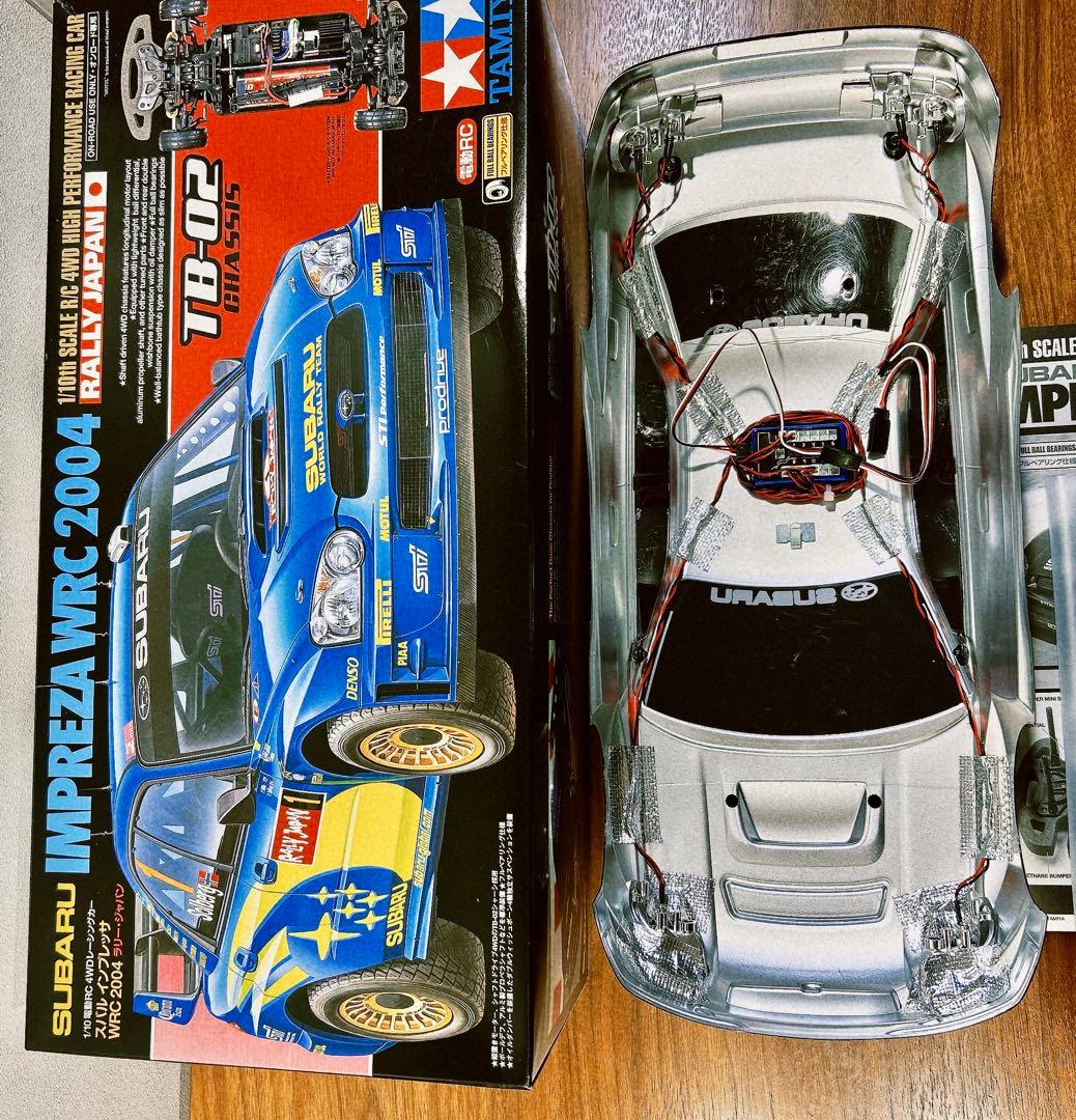 電飾付き 1/10RC スバル インプレッサ WRC 2004 ラリー・ジャパン