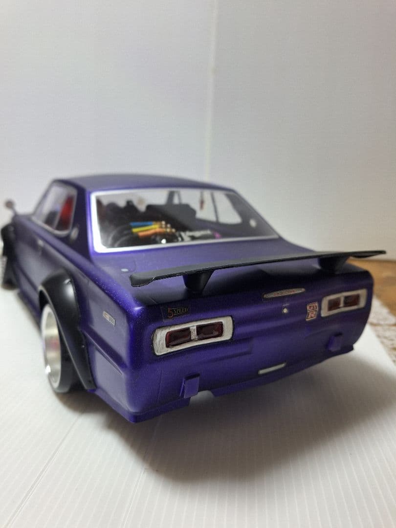 10分1ラジコンボディ、ハコスカ