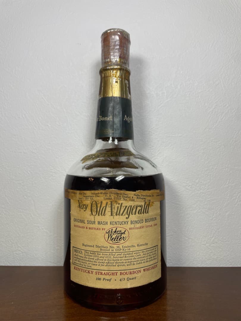 ★ Very Old Fitzerald 1954-1962 BONDED ★
