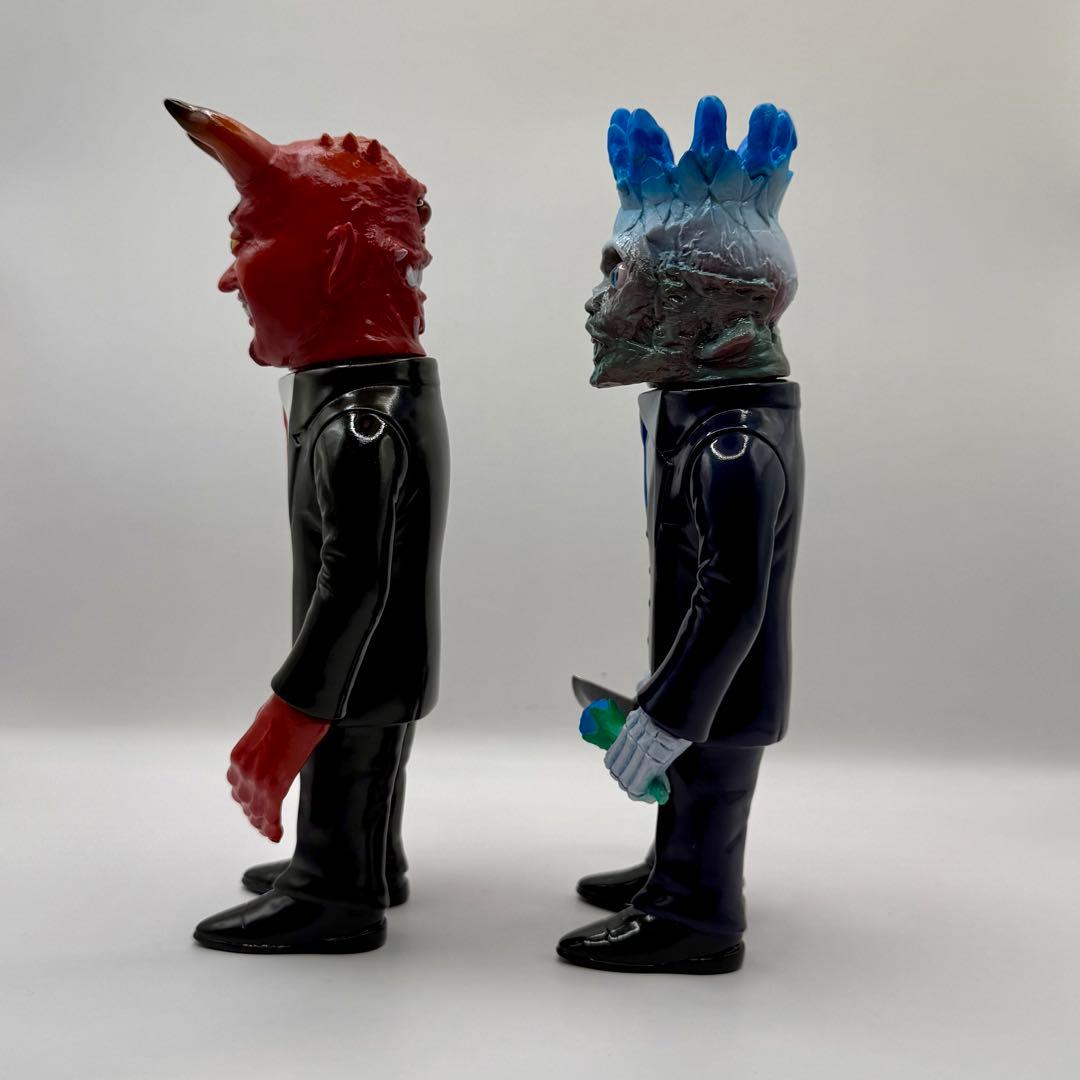 【世界限定9体】キムラトイ ソフビ 2体セット HEAD SWAP×SUIT