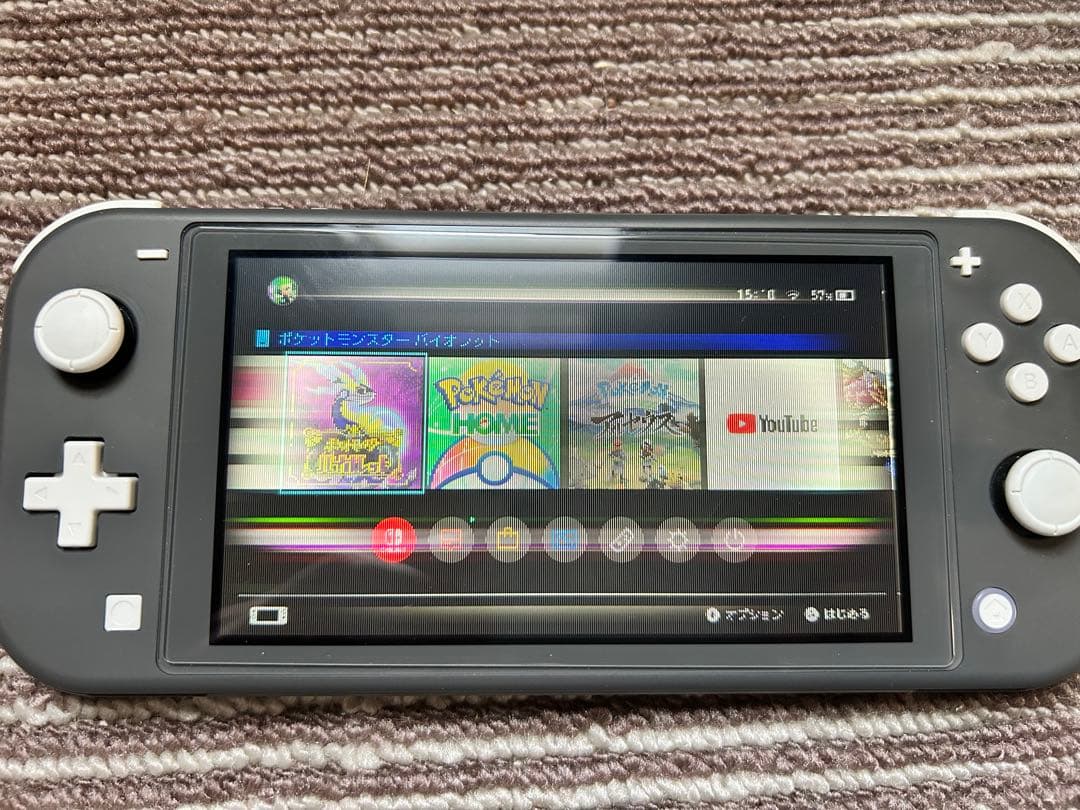 Nintendo Switch Lite本体 グレー　ジャンク品