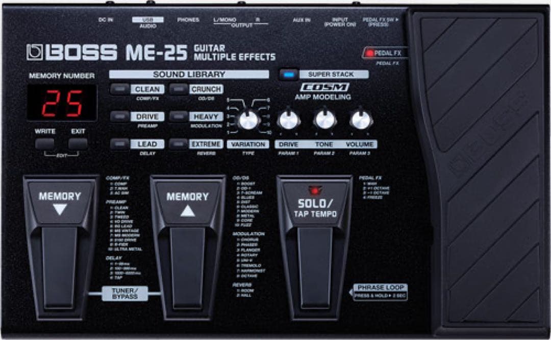 BOSS ME-25 ギター　マルチエフェクター　中古　ボス