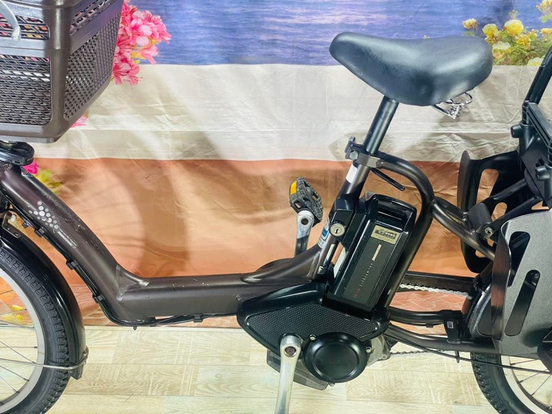 超特価！アンジェリーノ12AH⭐️ブリヂストン子供乗せ電動アシスト自転車Y3286
