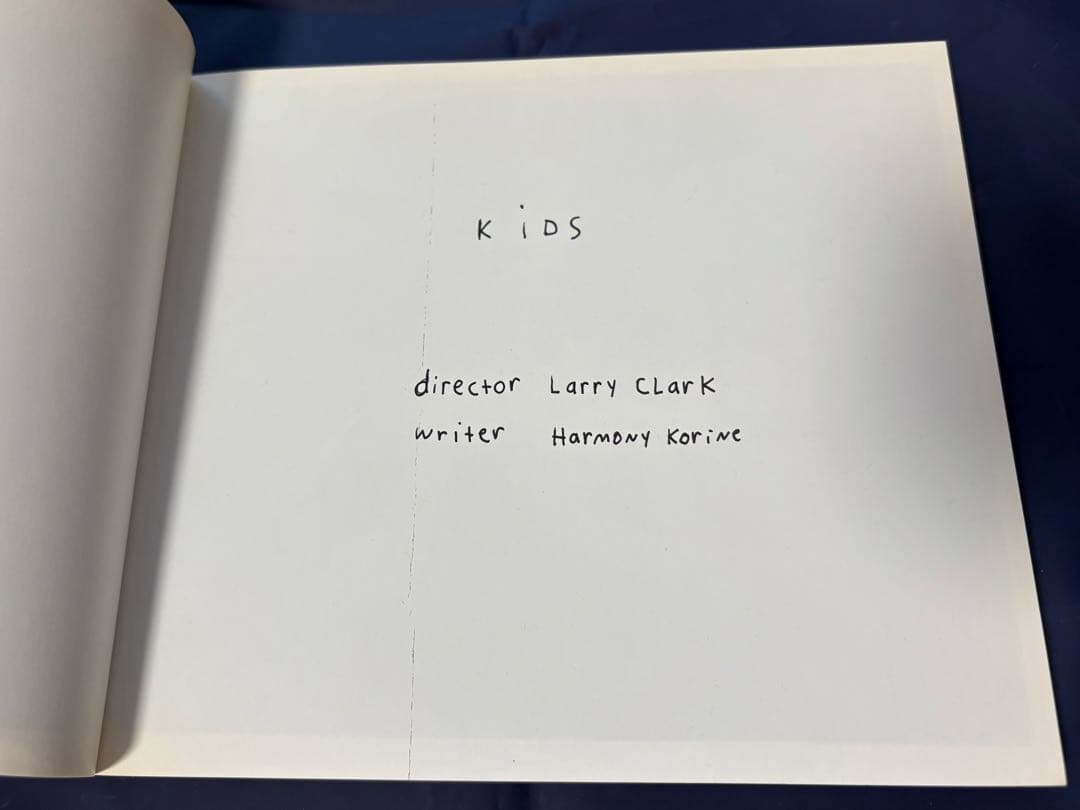 KIDS A Film by Larry Clark 写真集 （洋書）