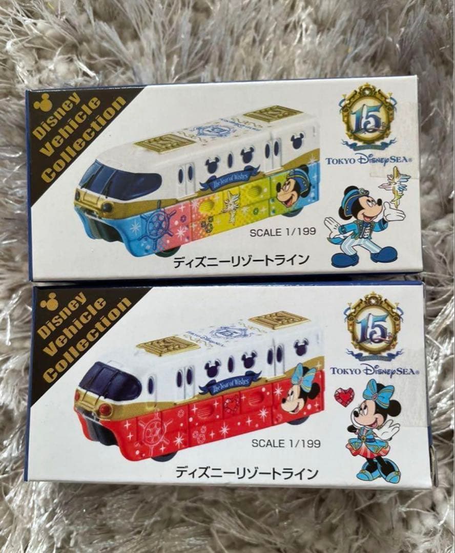 新品★トミカ 15周年 ディズニーシー 10個セット TDR リゾートライン