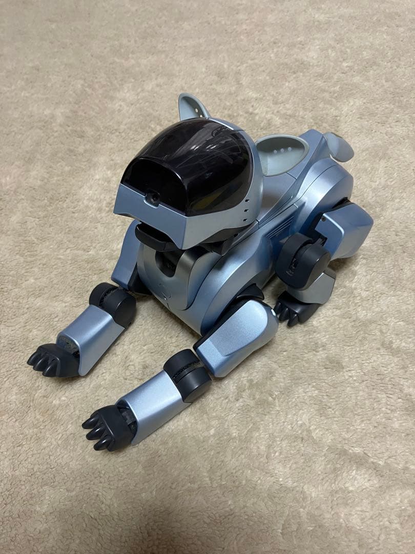 SONY AIBO ロボット犬 シルバー ボール付き
