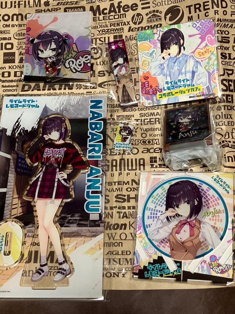 ゆずソフト ライムライト・レモネードジャム コラボカフェ 限定　杏珠　計8点