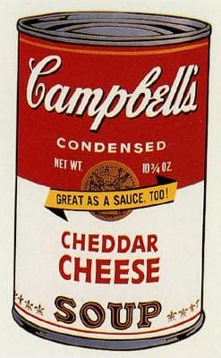 限定セール！額装品/Sunday Bキャンベル缶Ⅱ Cheddar Cheese