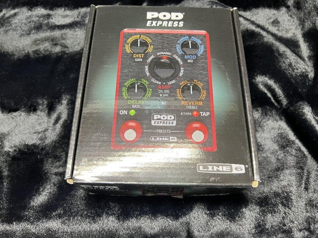 美品　LINE6 POD Express マルチエフェクター 47ページ取説付属