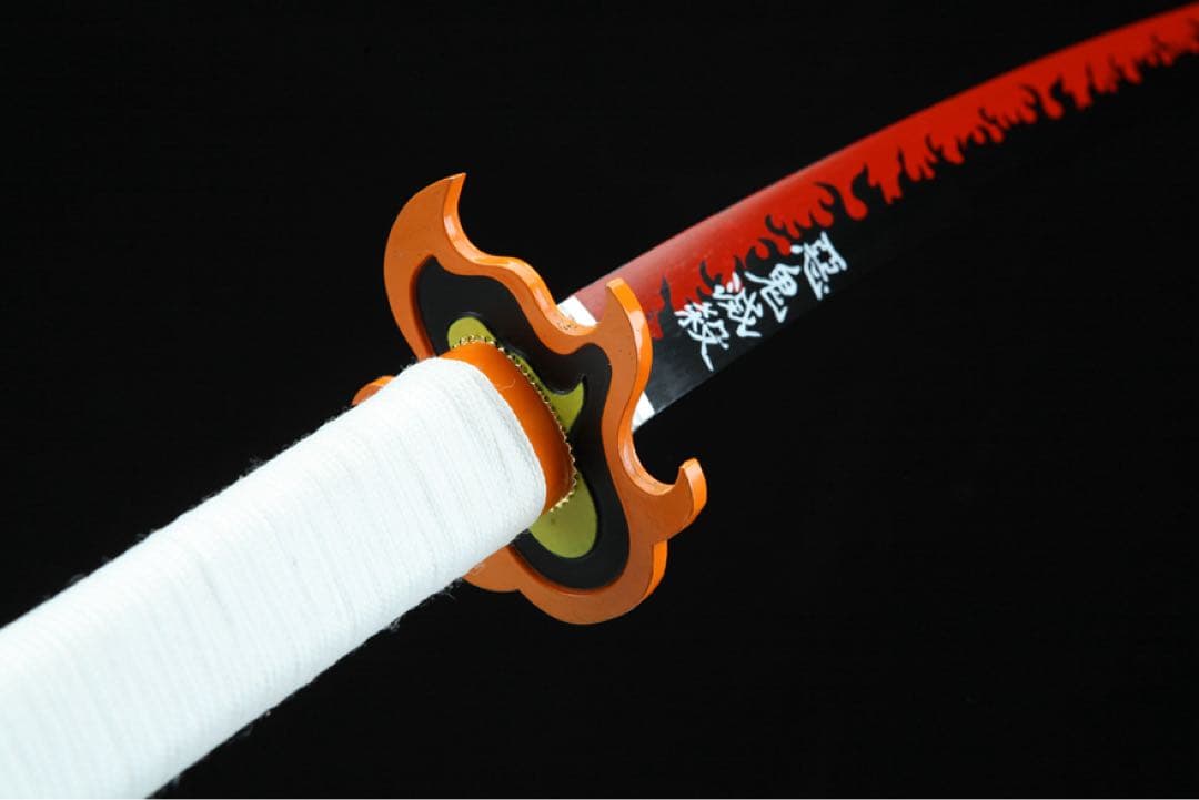 煉獄杏寿郎皮套金 日本刀 模造刀 居合刀 日輪刀 鬼滅の刃