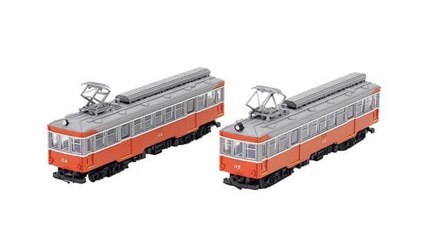 箱根登山鉄道モハ1形2形の3両セットとモハ3形の2両セットの合わせての5両セット