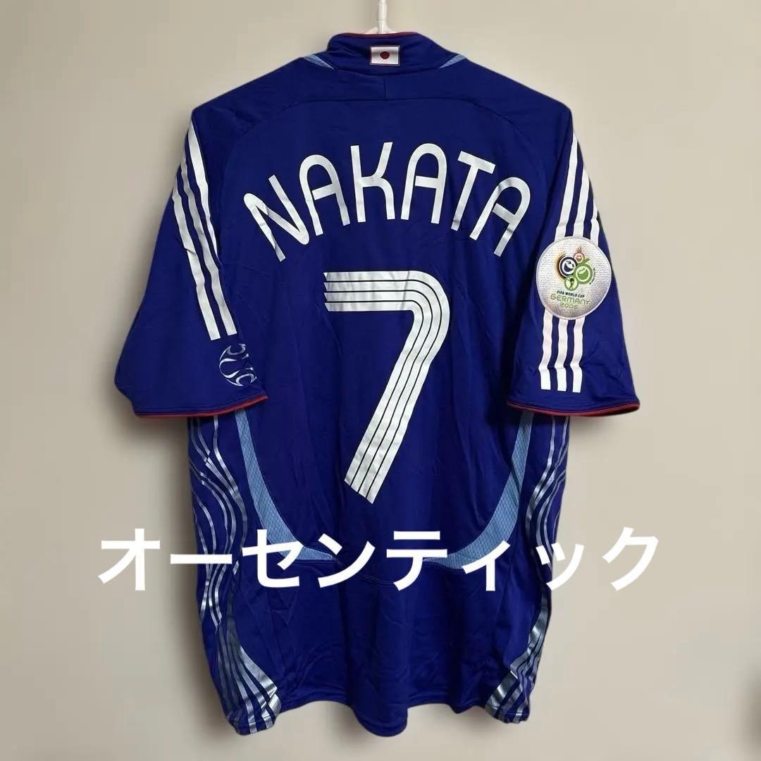 日本代表　中田英寿　2006年　オーセンティック　ユニフォーム　W杯　ブラジル戦