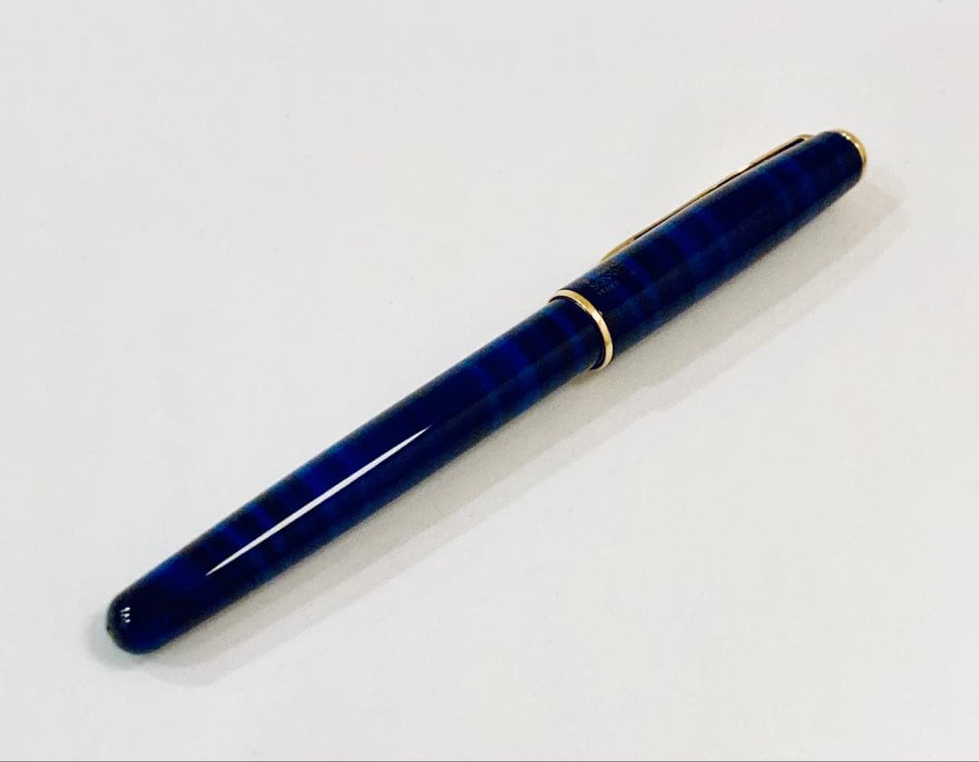 【フランス製】パーカー高級万年筆 ソネット ブルーマーブル PARKER