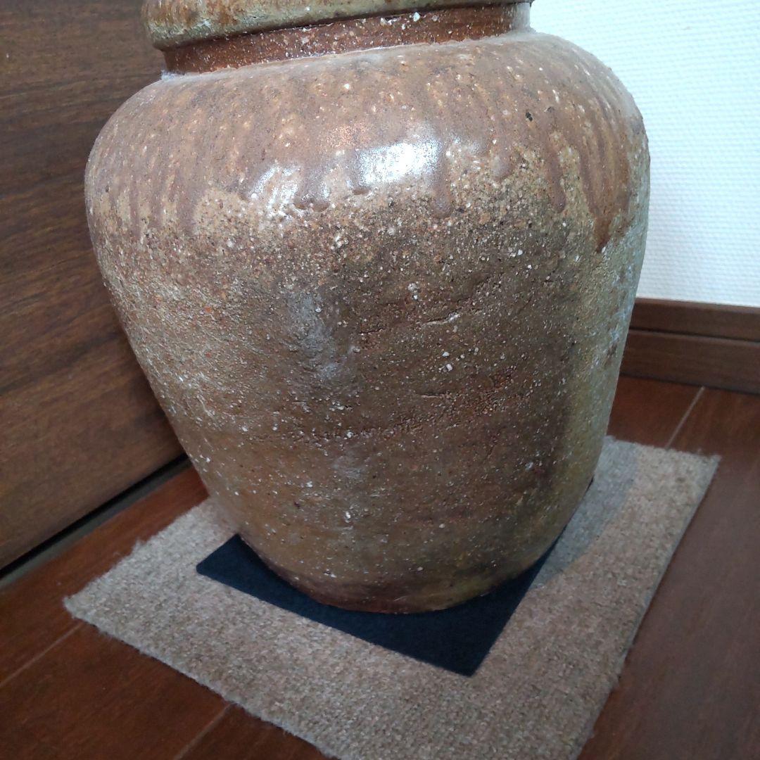 渋い　中壺　23　備前焼