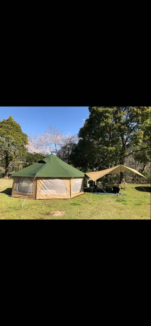 DOD タケノコテント2 グランドシート&インナーテント付き　値下げ！