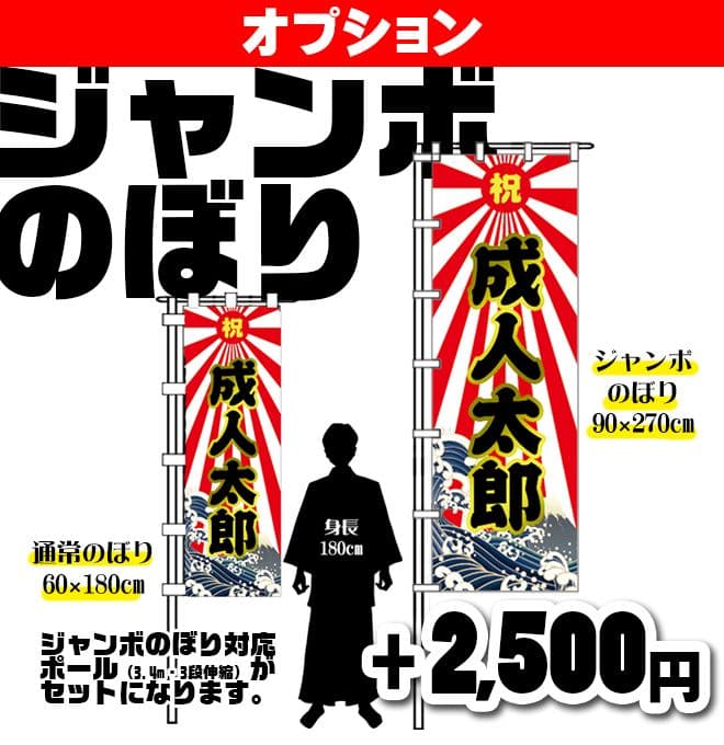 M　成人式のぼりオーダー