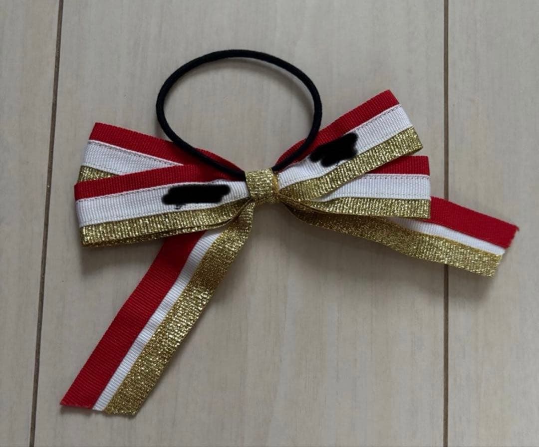 チアダンス ユニフォーム ポムシェ 上下セットリボン チアリーディング キッズ